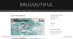 Desktop Screenshot of bruuuutiful.com
